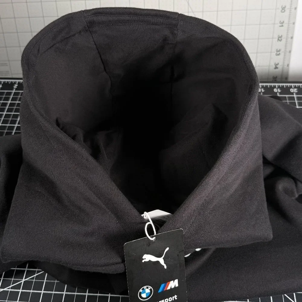 BMW® M Motorsport / PUMA®  |  “STATEMENT”™  |  BLACK HOODIE  |  MENS-M  |  NEW